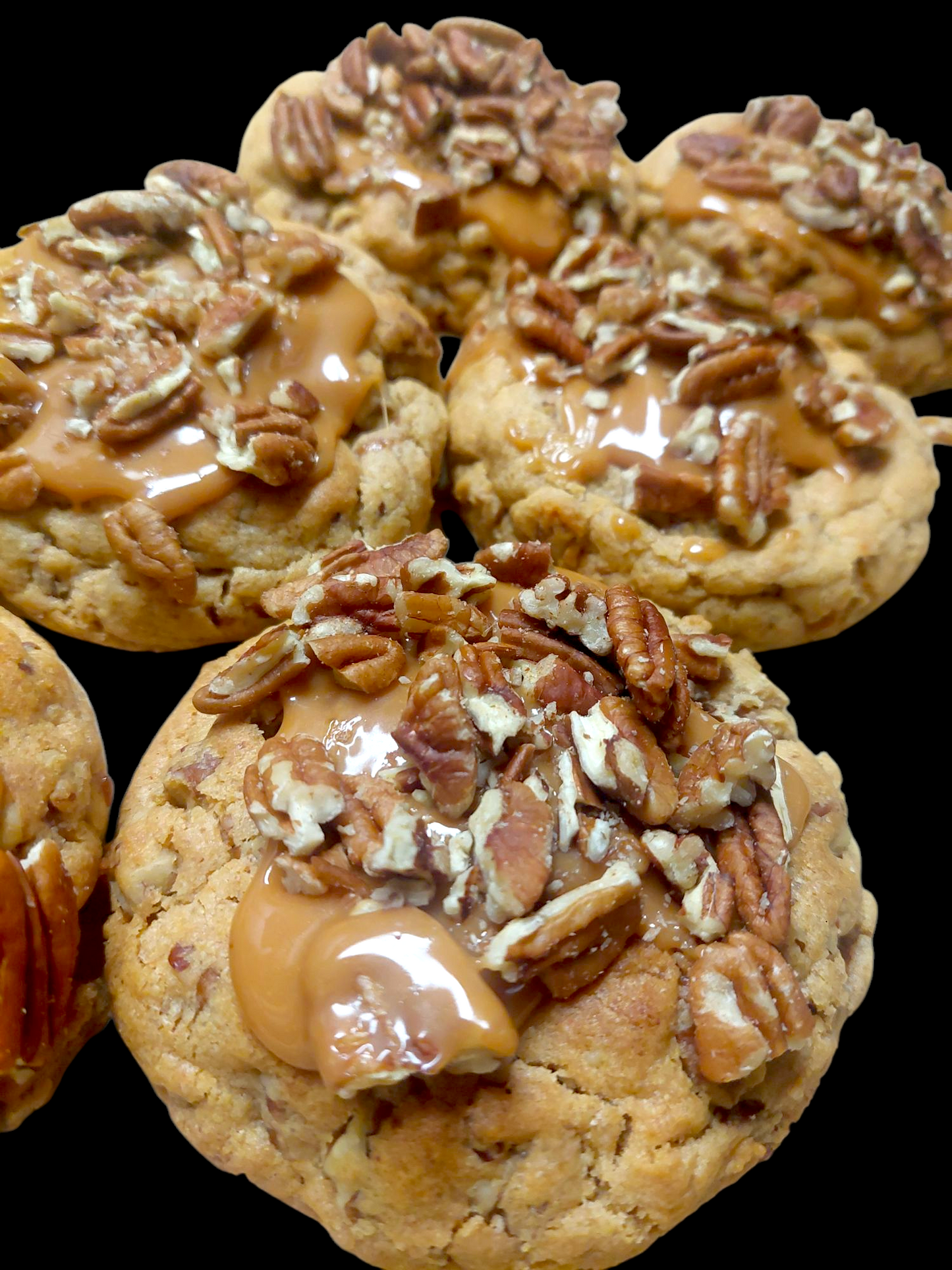 Southern Caramel Pecan Big Ass Jumbo Cookies – 6 Pack