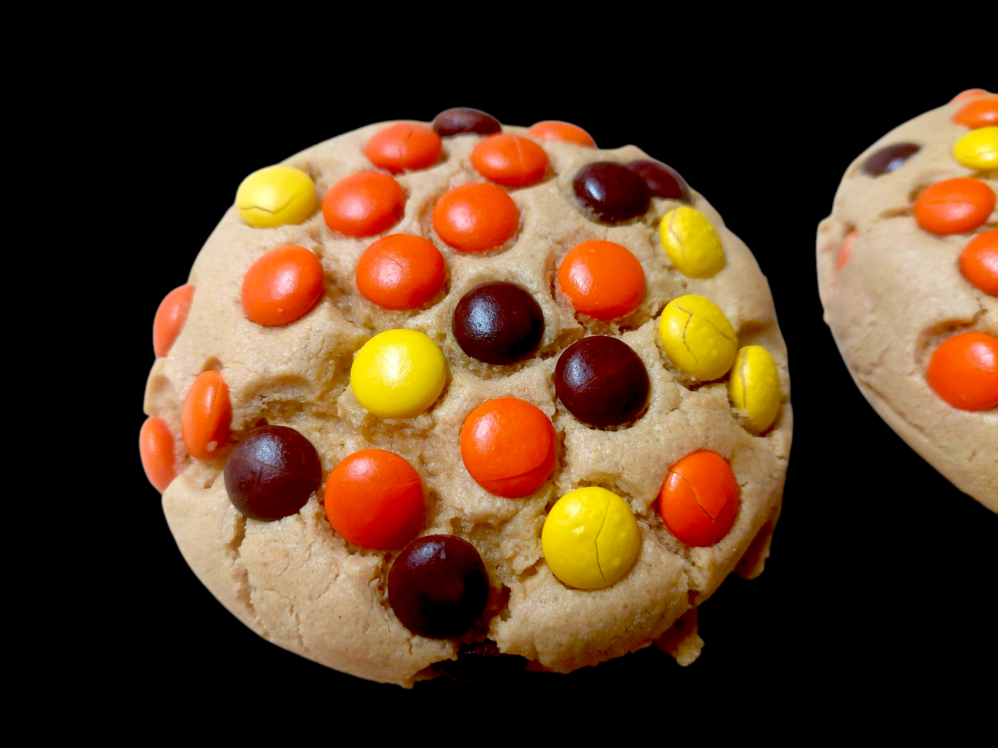 Peanut Butter Reese’s Pieces Big Ass Jumbo Cookies – 6 Pack