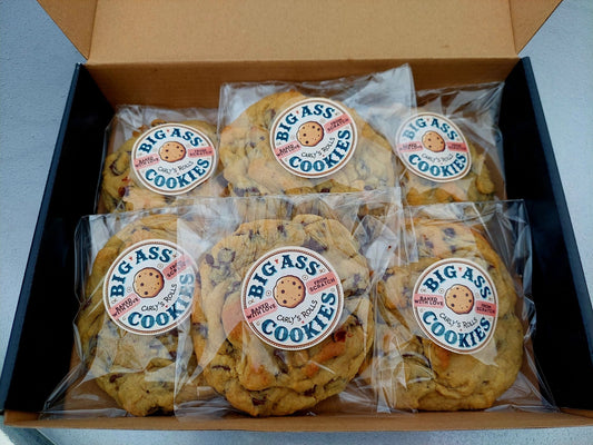 Big Ass Chocolate Chip Cookies (6 oz, 6-Pack)