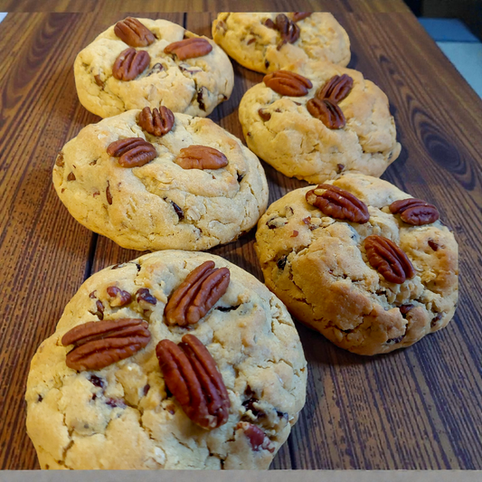 Big Ass Oatmeal Raisin Pecan Cookies