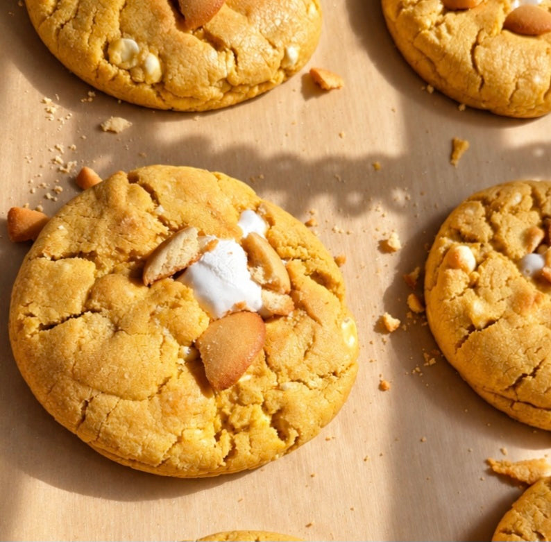 Banana Pudding Big Ass Jumbo Cookies – 6 Pack