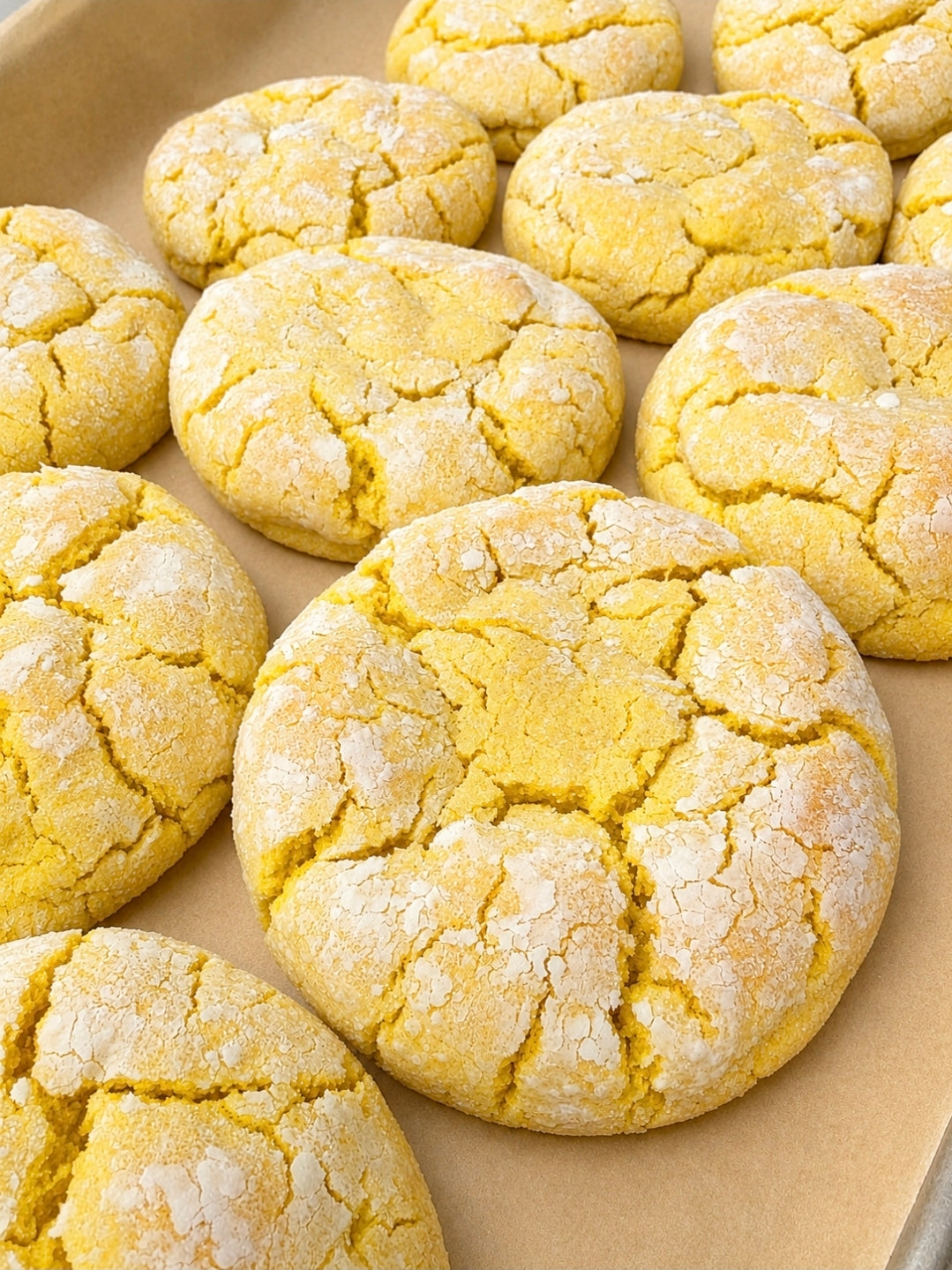 Lemon Crinkle Big Ass Jumbo Cookies – 6 Pack