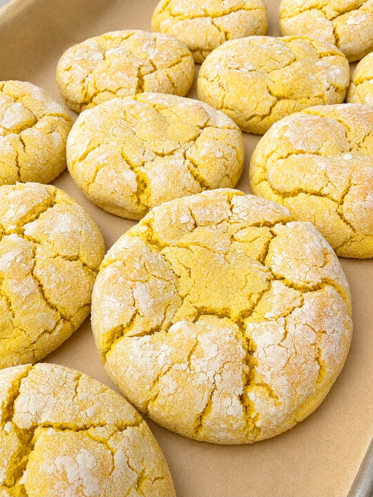 Lemon Crinkle Big Ass Jumbo Cookies – 6 Pack