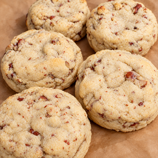 Pecan Sandy Shortbread Big Ass Jumbo Cookies – 6 Pack